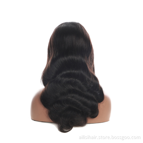 180% Frontal Hair Wigs Human Lace Front Closure Body Wave Full Virgin Brazilian Cuticle Aligned Lace Closure Human Hair Wig